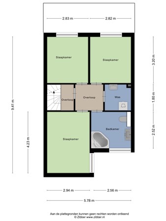 Plattegrond - Ringoven 32, 6042 KC Roermond - 467487_2D_Eerste_Verdieping_Ringoven_32_Roermond_03 - kopie.jpg